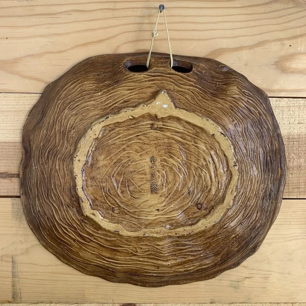 Vintage Montana Yellowstone Glacier National Park Taco Mid Century Wall Plaque